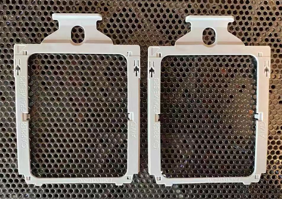 AMD EPYC Threadripper CPU tray, TR4, TRX4, SP3 socket, fixed support frame
