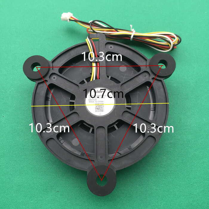 1PC Haier GW10C12MS1BA-57Z321 refrigerator freezer Nidec cooling fan 12V 0.12A