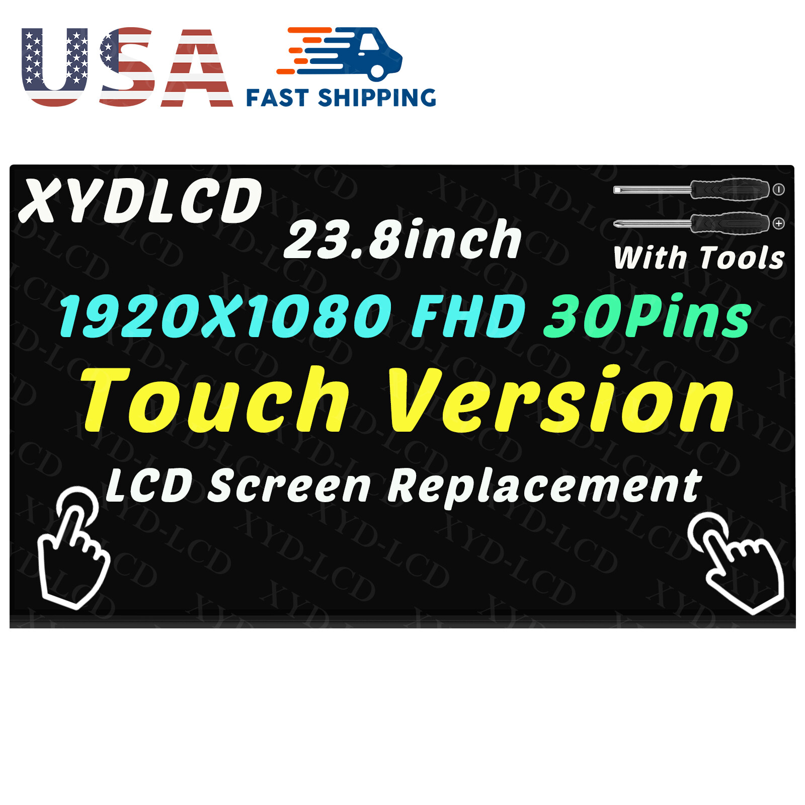 24″ for HP L12029-274 In-Cell Touch Screen LCD Assembly Replacement 23.8″ FHD