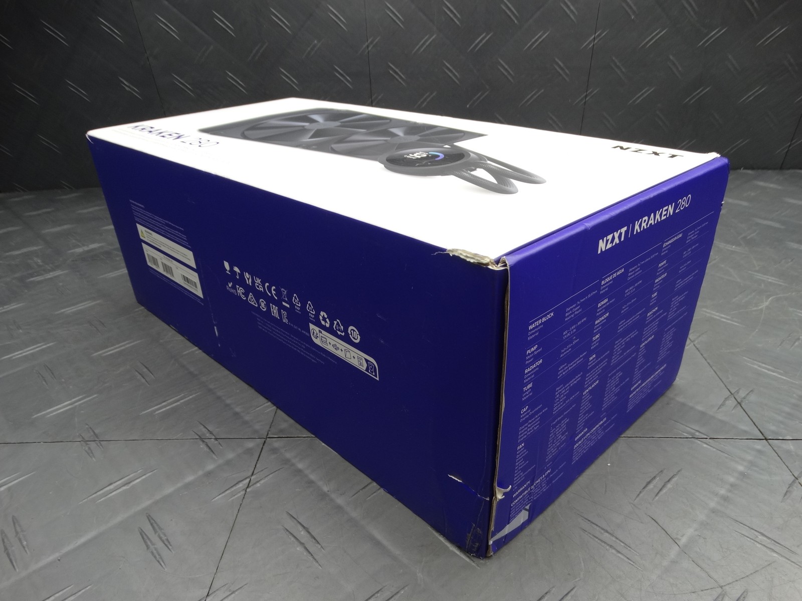 NZXT Kraken 280 CPU AIO Liquid Cooler RL-KN280-B1 Black