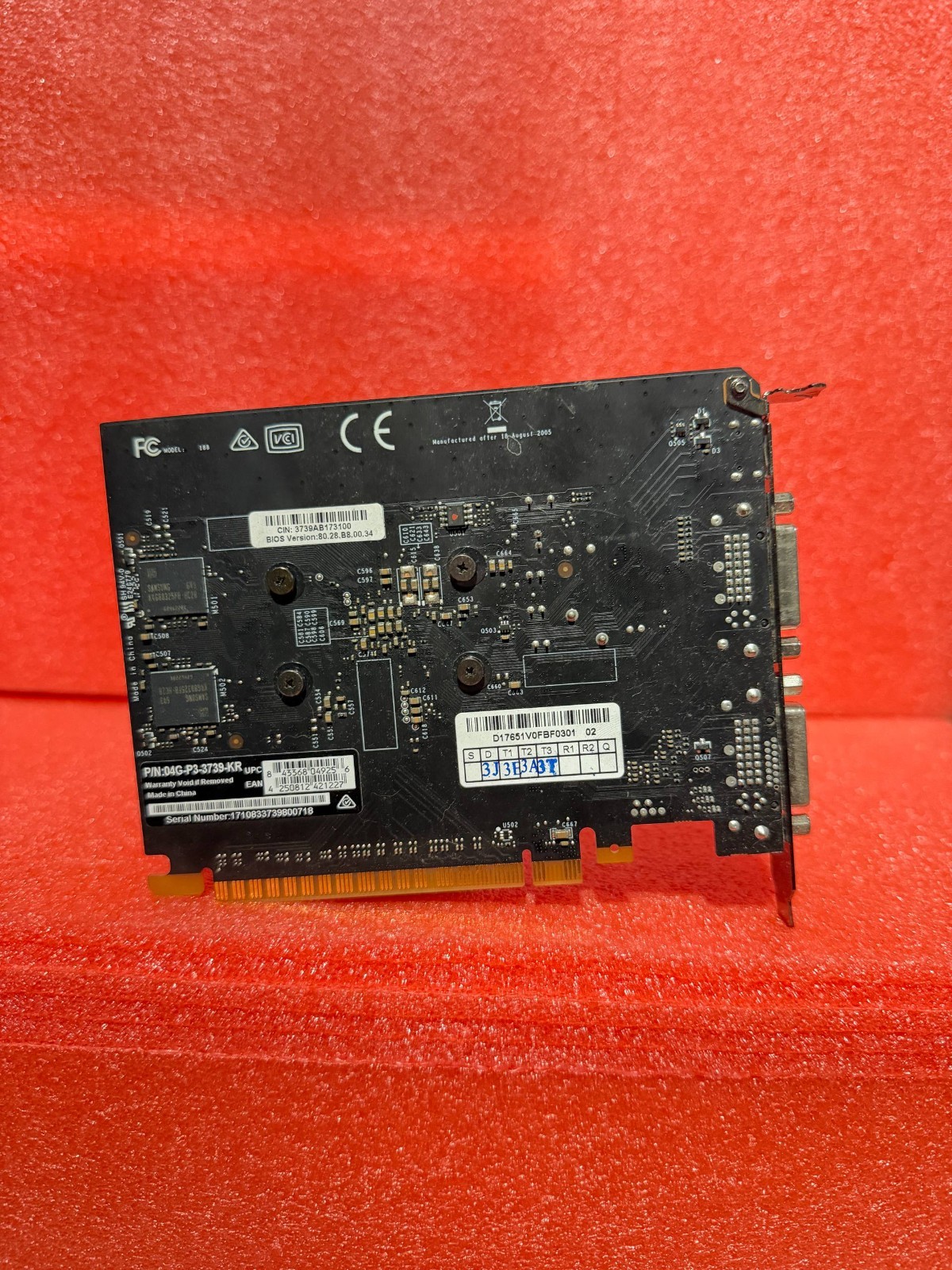 EVGA NVIDIA GeForce GT 730 (04G-P3-3739-KR) 4Gb GDDR5 Graphic Card