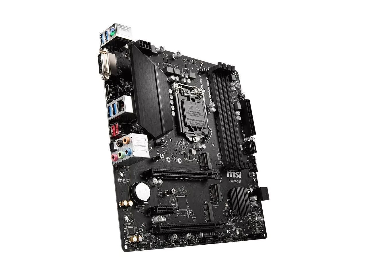 MSI Z390M-S01 LGA1151 (Intel 8th and 9th Gen) DDR4 Micro-ATX Motherboard