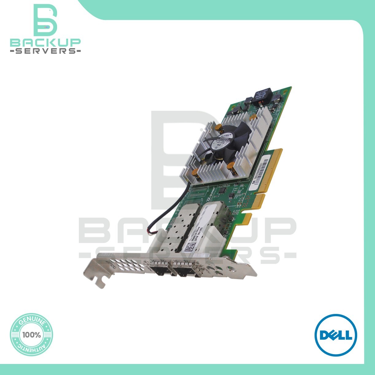 9J1RG Dell Qlogic QLE2662 2-Ports 16Gbps PCI-e 3.0 x8 FC SFP HBA 09J1RG