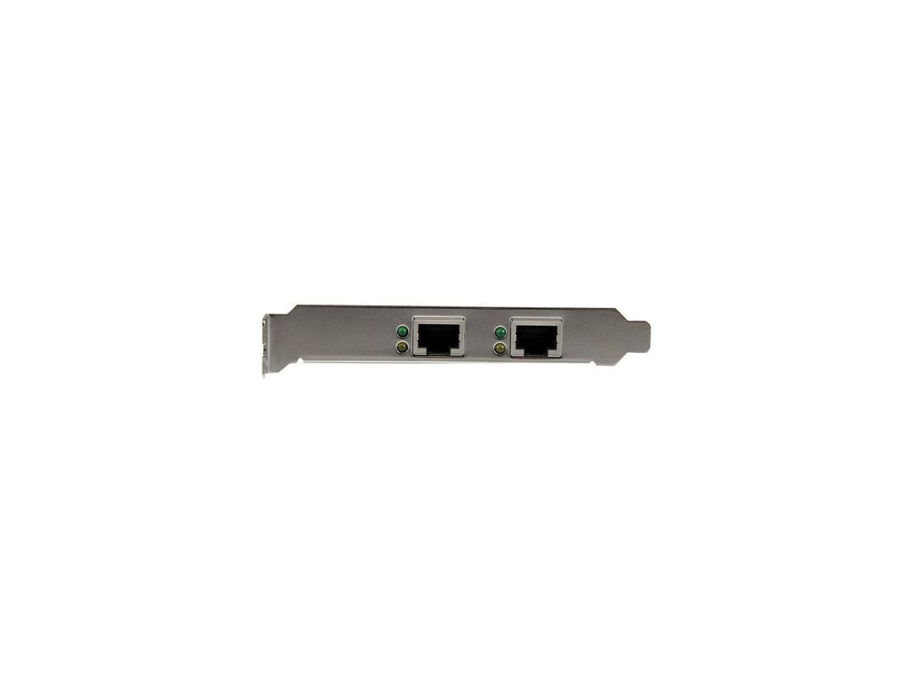 StarTech.com Dual Port Gigabit PCI Express Server Network Adapter Card – PCIe NI