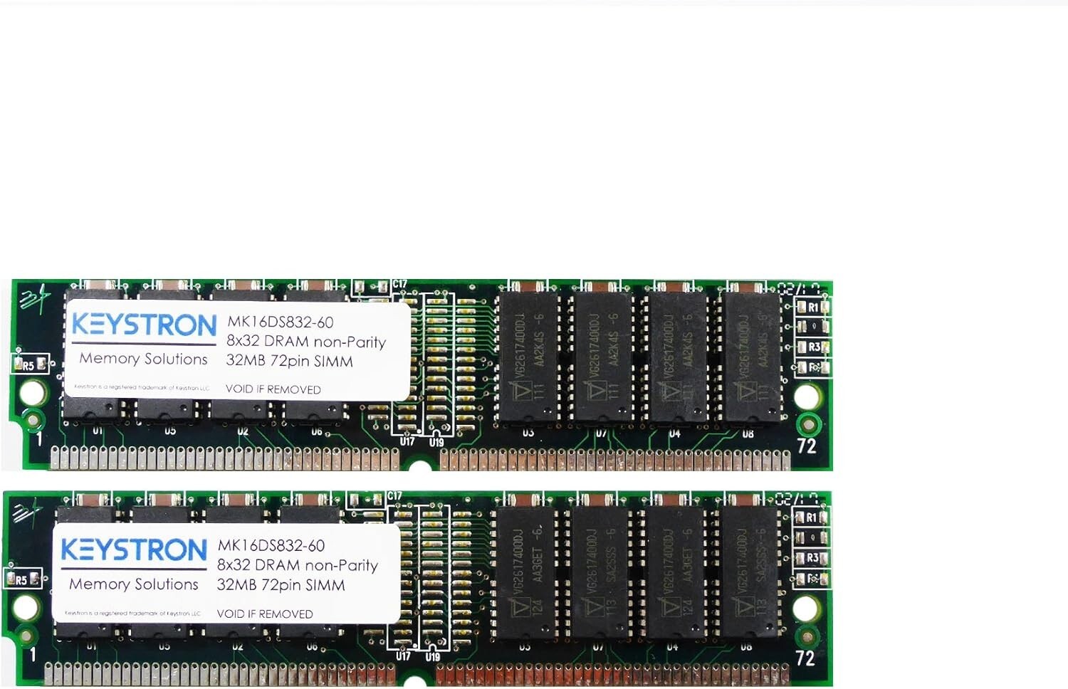 64MB (2x32MB) MEMORY SIMMRAM FOR KORG TRITON LE, TR88, PRO, PROX CLASSIC SAMPLER