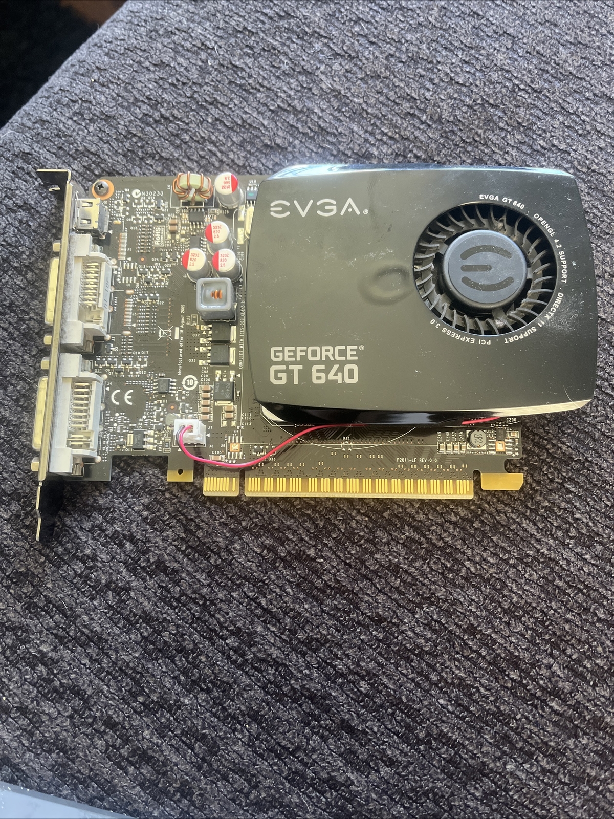 EVGA NVIDIA GeForce GT640 (02G-P4-2645-KR) 2 GB DDR3 Graphics Card