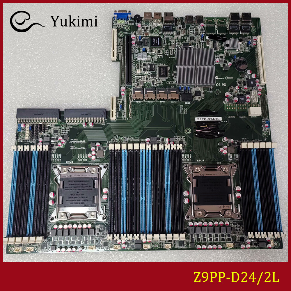 FOR ASUS Z9PP-D24/2L DDR3*24 Socket 2011 Intel C602 Server Motherboard Test OK
