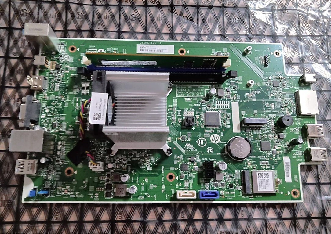 HP Slim 290 a0046 AMD A9-9425 Motherboard 941805-604 w/4gb DDR4 Ram