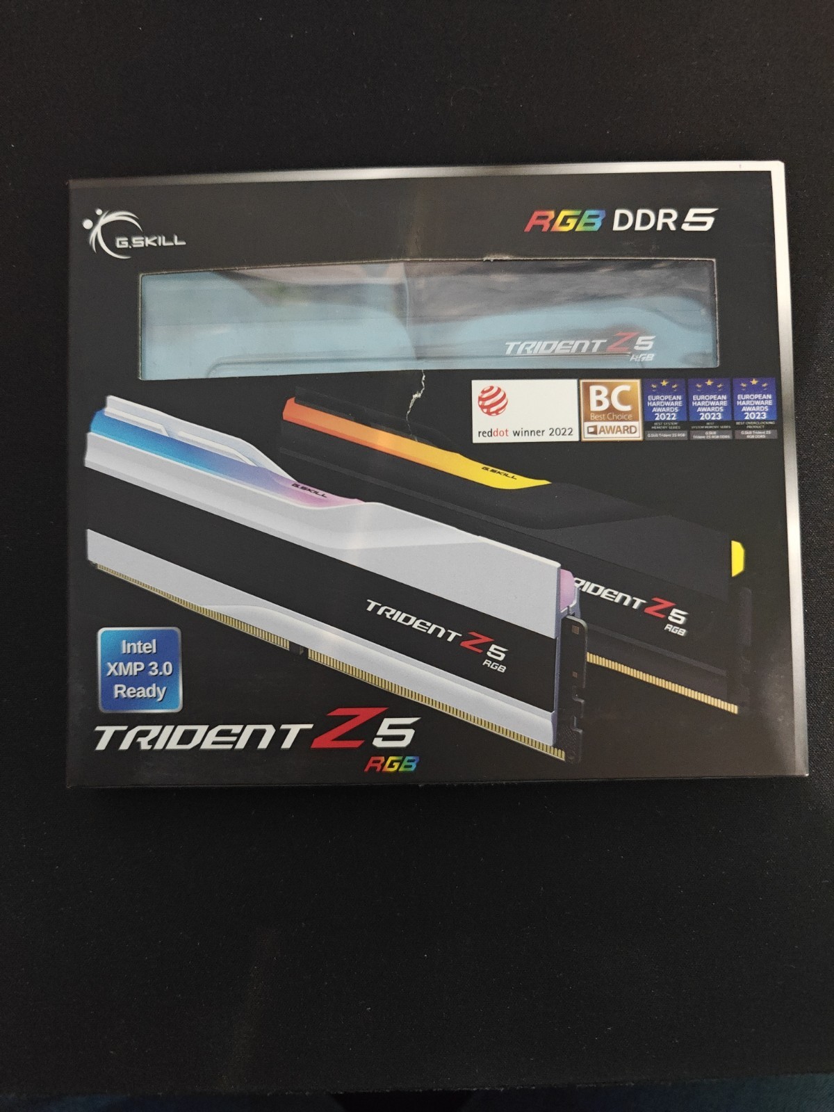 G.Skill Trident Z5 RGB 32GB DDR5-7200 RAM CL34 (16GBx2) F5-7200J3445G16GX2-TZ5RK