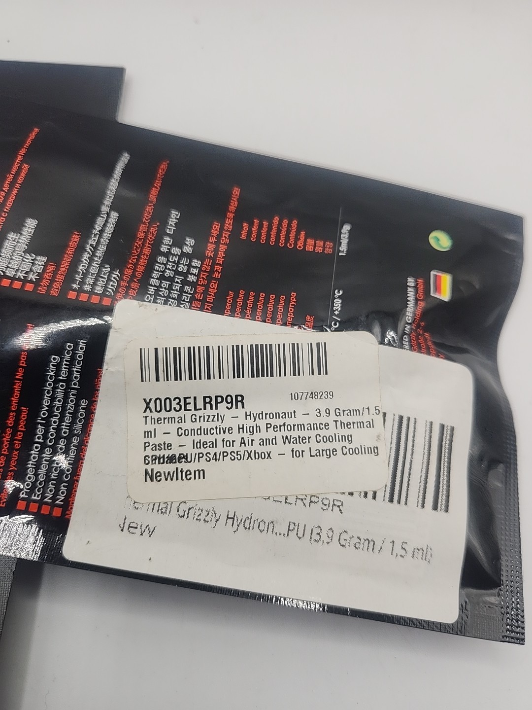 Thermal Grizzly KryoSheet 33 x 33 x 0.2 mm And Hydronaut Thermal Grease Set