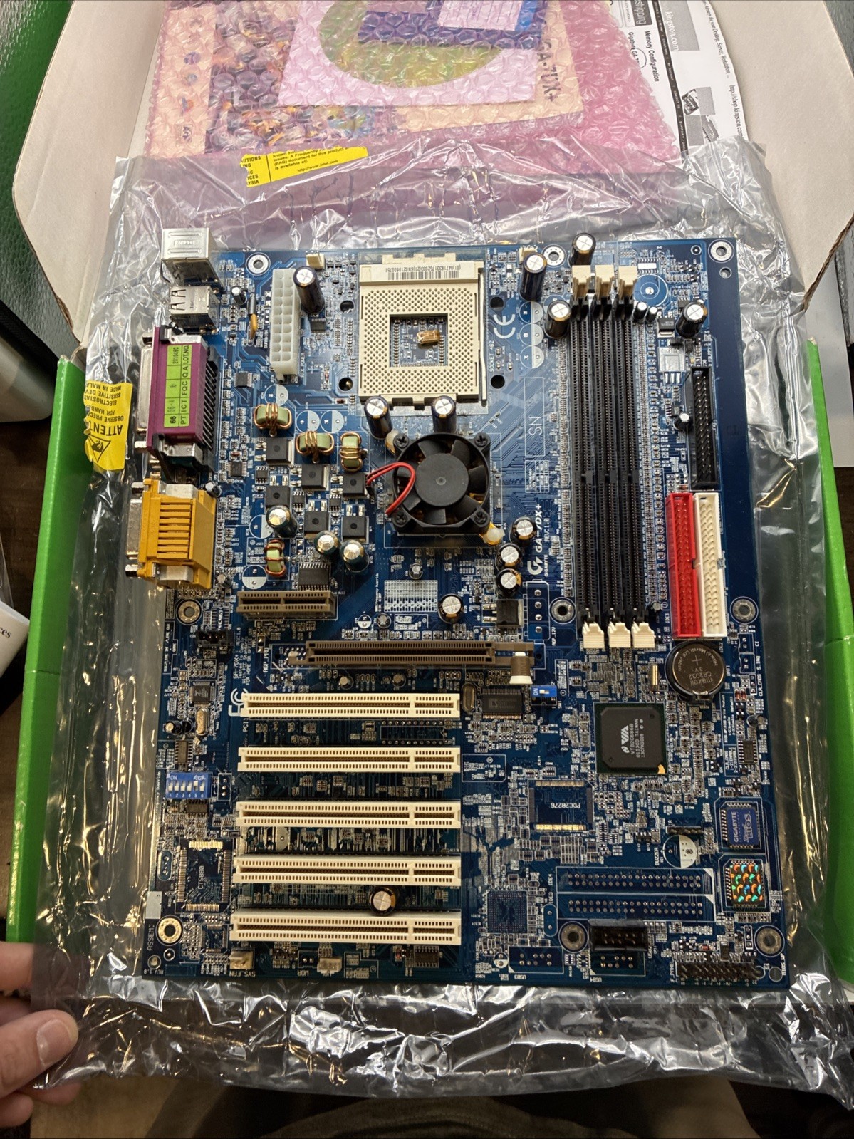 Gigabyte GA-7DX+ 462/A Socket AMD 761 AGP Motherboard With I/O Shield
