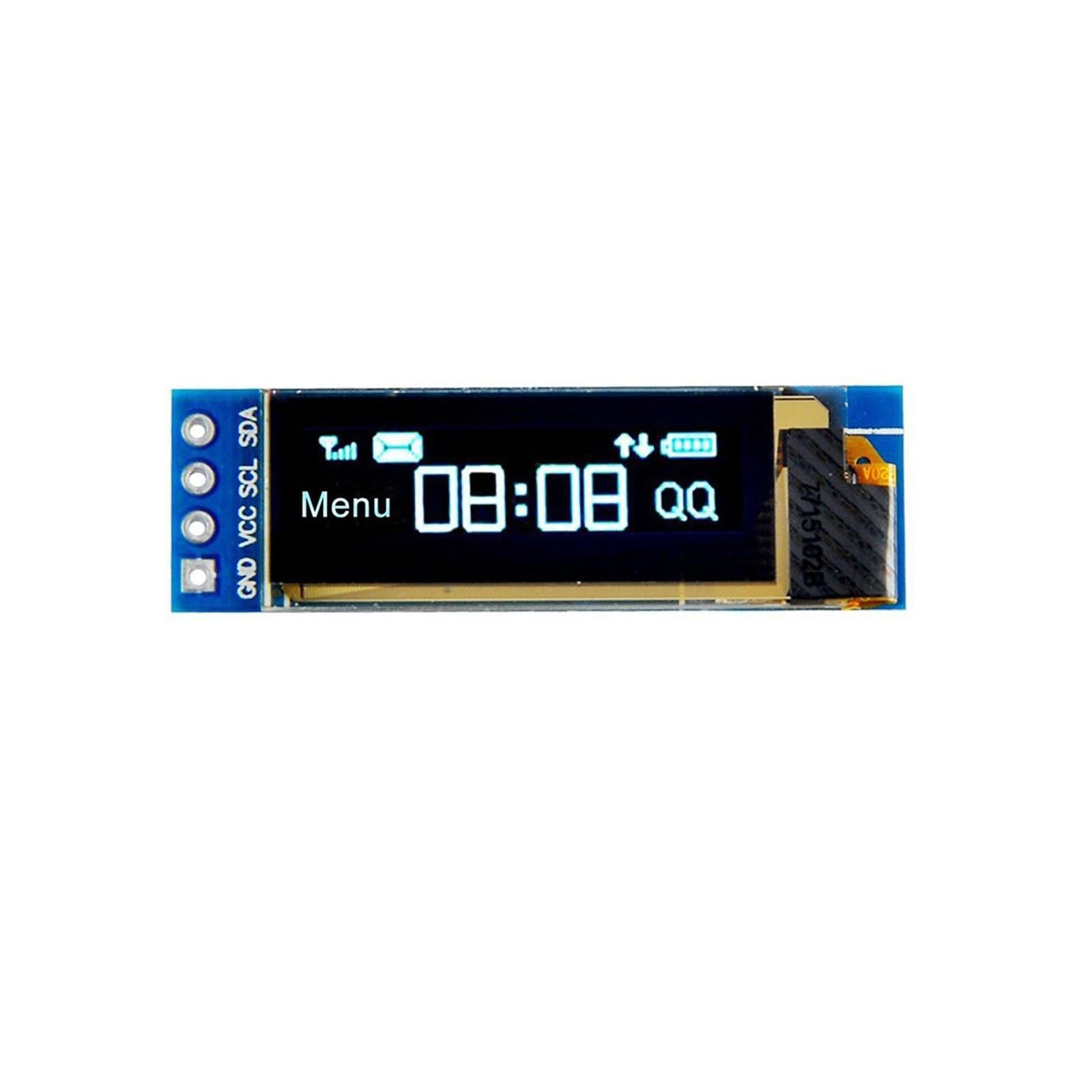 0.91″ iic i2c Serial OLED LCD Display ssd1306 128×32 for arduino, esp32, avr,…