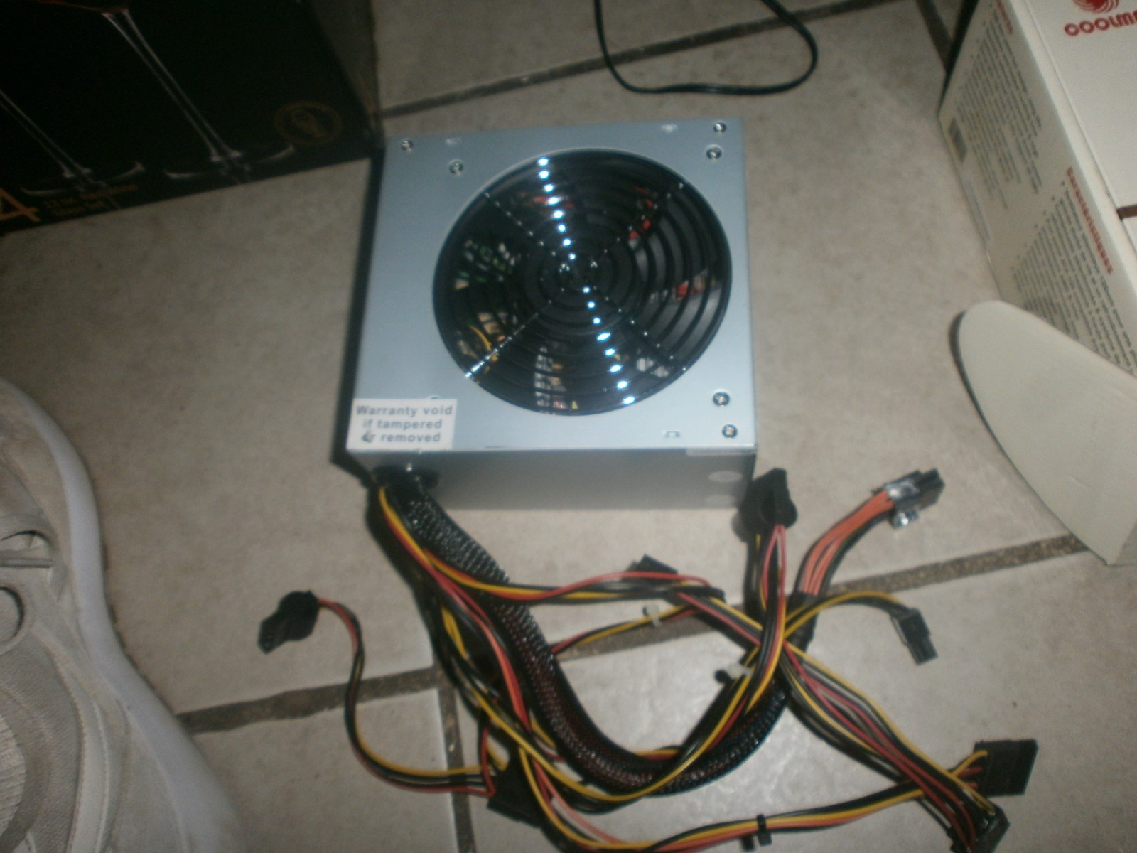 New Coolmax V-500-500w-120MM Silent Fan Power Supply