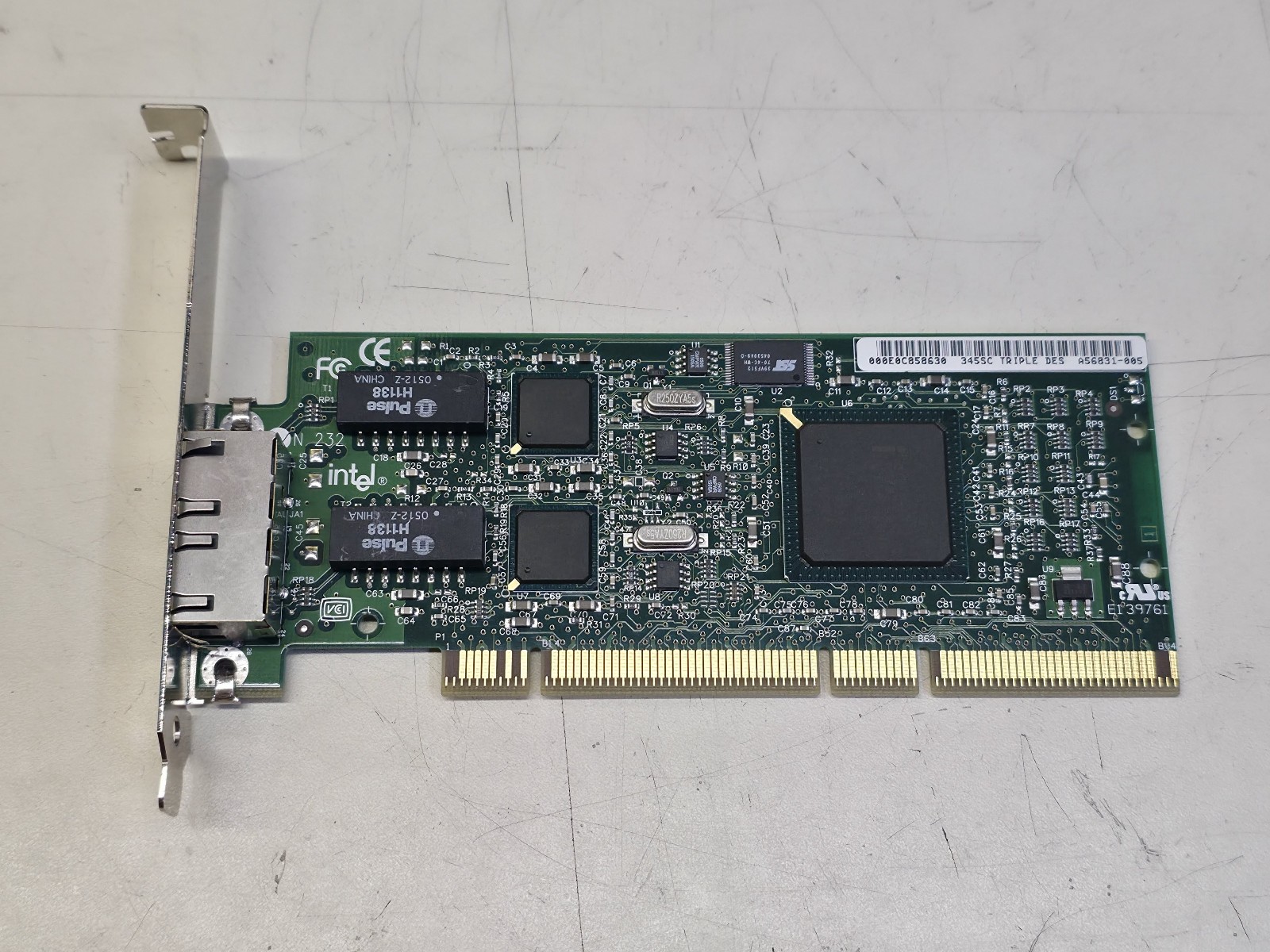 Intel PRO/100 S PCI-X Dual Port Server Adapter A56831-001 TESTED