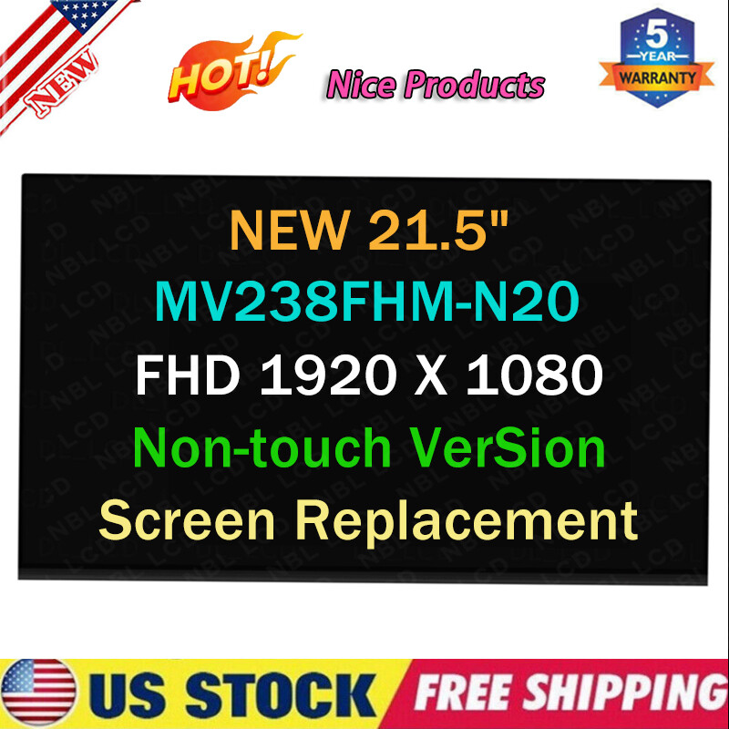 MV238FHM-N20 923631-001 LED LCD Display Screen Panel Replacement 23.8″ FHD AAAA