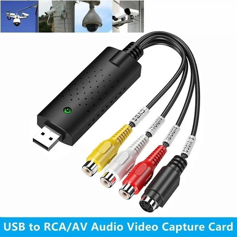 USB 2.0 Audio Video VHS to DVD VCR PC HDD Converter Adapter Digital Capture Card