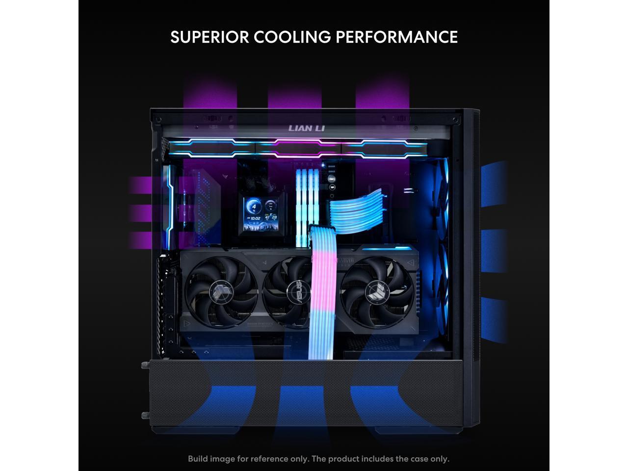 LIAN LI LANCOOL 207 Compact ATX RGB Gaming Computer Case, Tower Chassis w/ 2×140