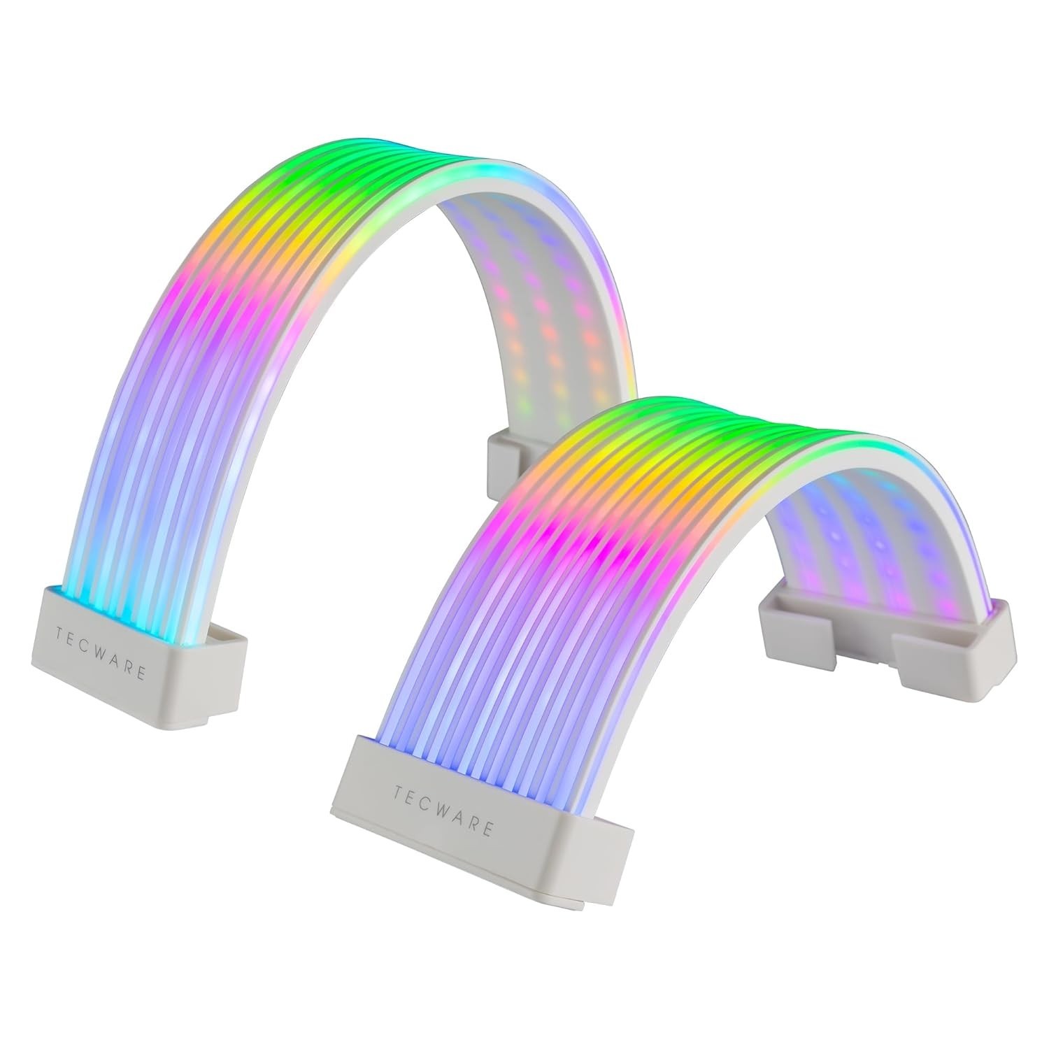 RGB Cable Cover Kit for PC Gaming Builds Flexible 24-Pin & GPU ARGB Extension
