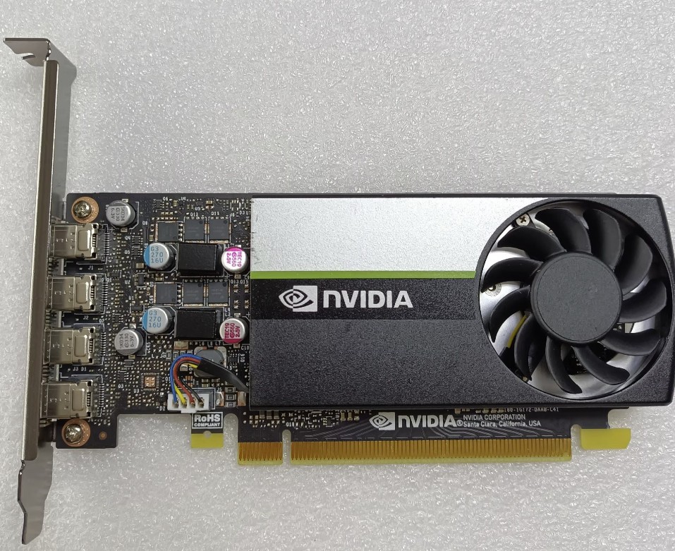 NVIDIA T1000 8GB Profi-Grafikkarte Workstation GPU PCIe Low Profile Single Slot