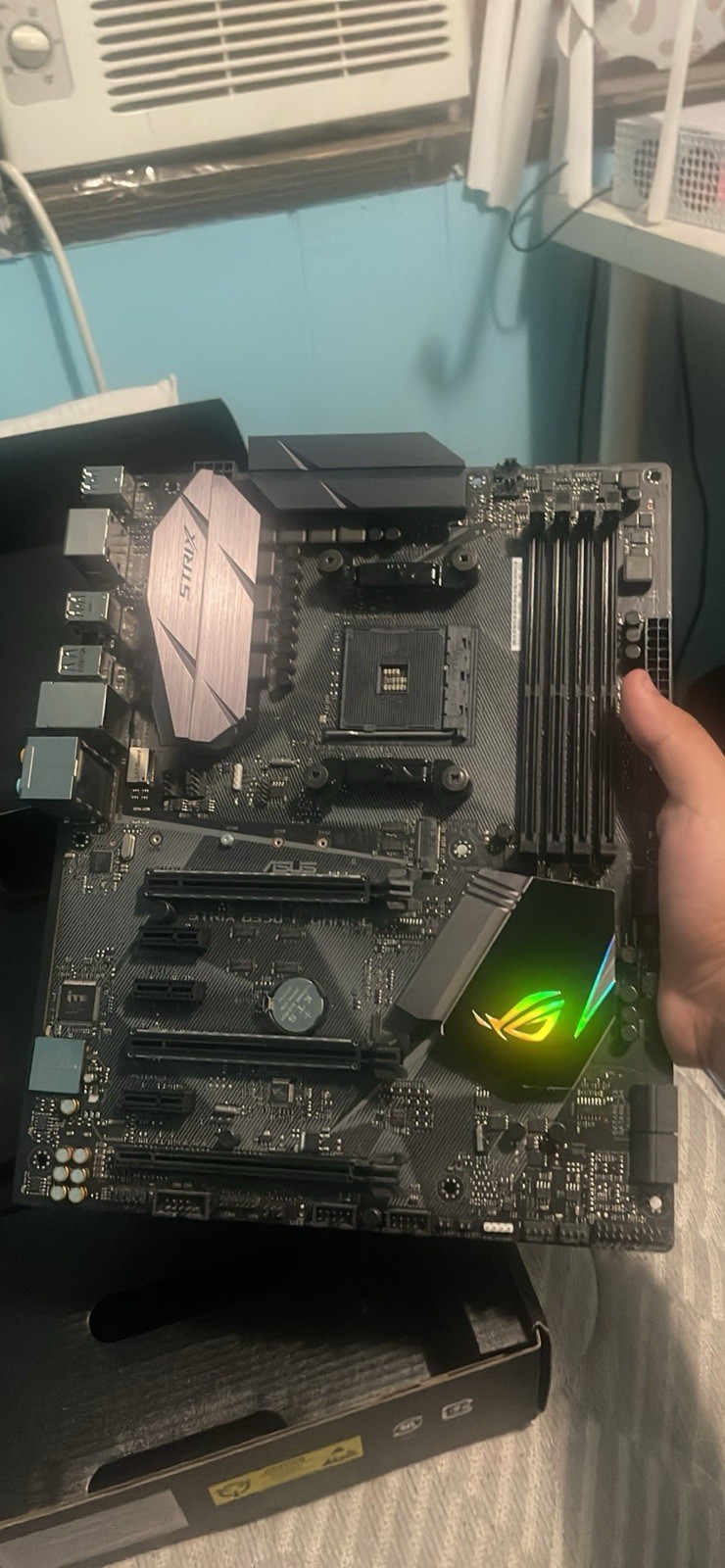 ASUS ROG STRIX B350-F Gaming ATX AM4 DDR4 4-DIMM Aura Sync Motherboard