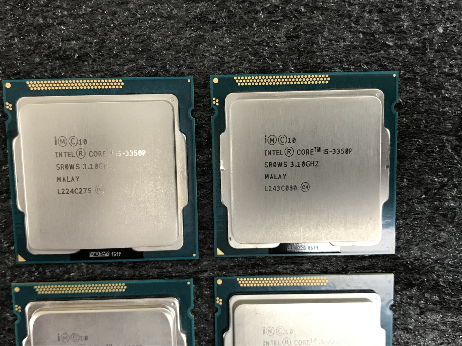 (Lot of 4) Intel i5-3350P 3.10GHz 4-Core CPU Processor SR0WS LGA 1155 – CCPU25A
