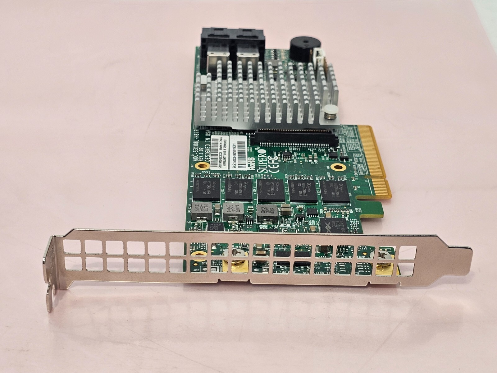 AOC-S3108L-H8 SUPERMICRO Supero 3108 8-PORT PCI-E SAS-3 12Gb/s RAID CONTROLLER