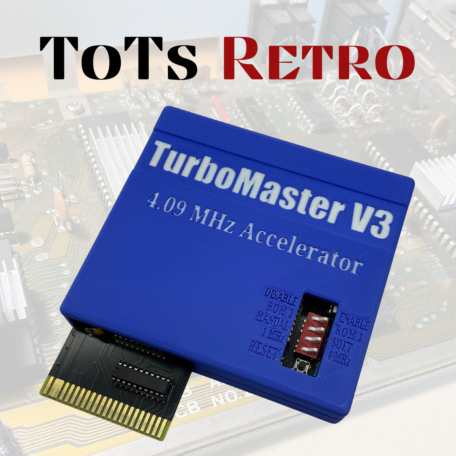 TurboMaster v3 4 MHz Accelerator | Master Adapter (GEOS) For Commodore c64 c64c