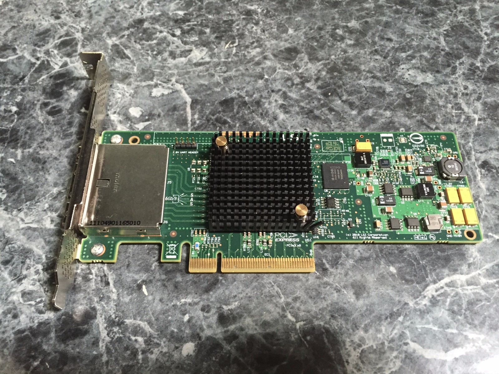 LSI Logic SAS9205-8e 8 Port 6Gb-s HBA SAS SATA PCIe