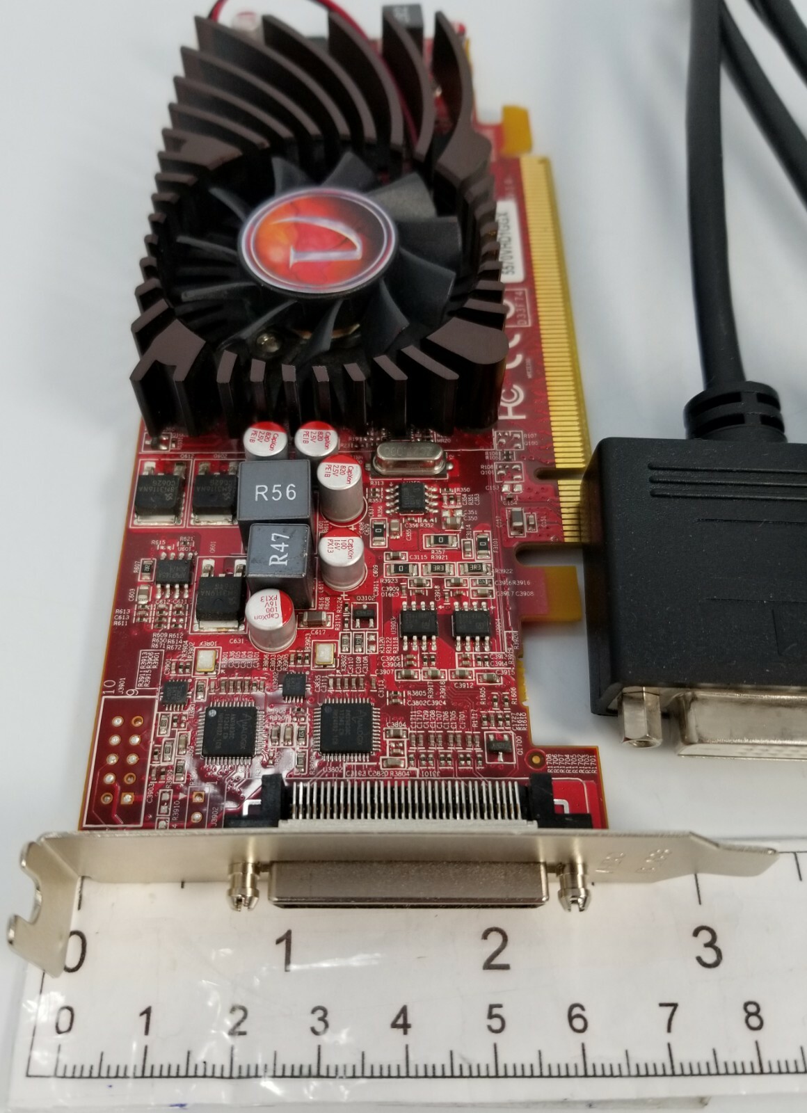 VisionTek AMD HD 5570 1GB VHDCI Quad DVI 4 Monitors Windows 10 Video Card SFF