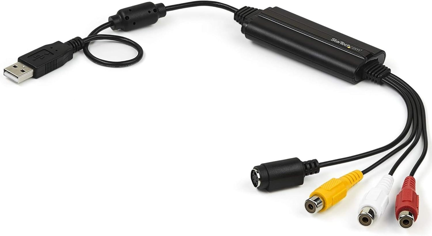 USB Video Capture Adapter Cable – S-Video/Composite to USB 2.0 SD Video Capture