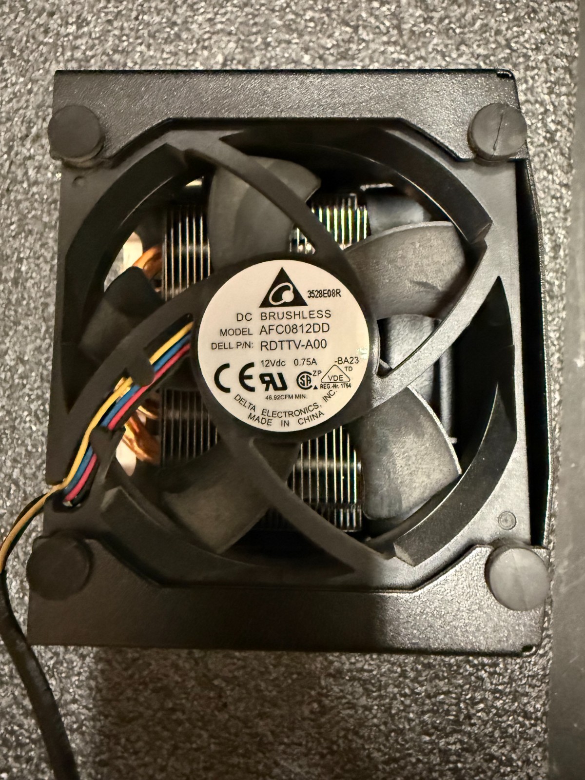 Dell 09YYVV CPU Heatsink Fan LGA2011 Precision T3600 T5600 T7600 T7810