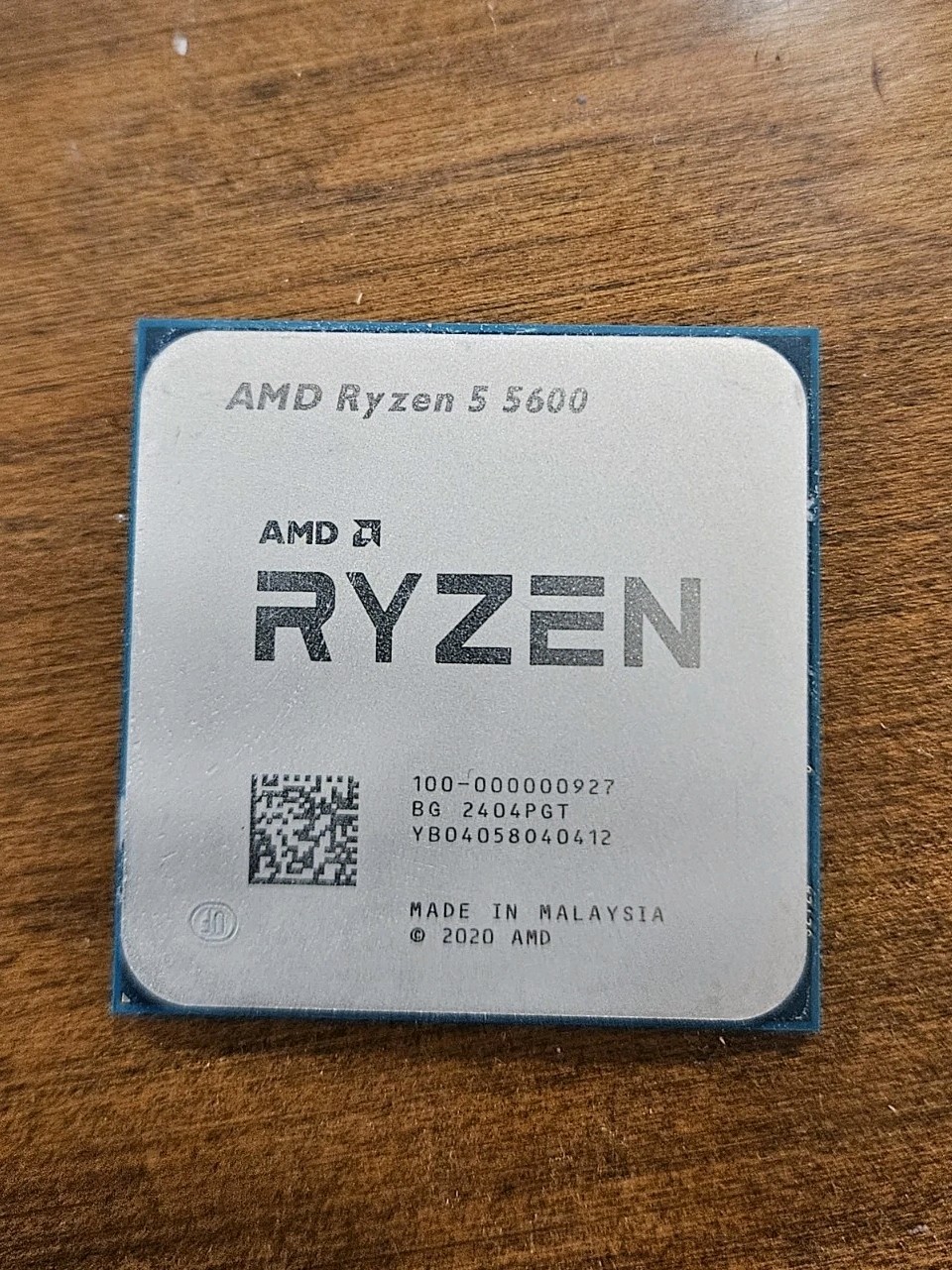 MISSING PIN/PAD, READ DESCRIPTION AMD Ryzen 5 5600 6-Core 3.5GHz Processor CPU