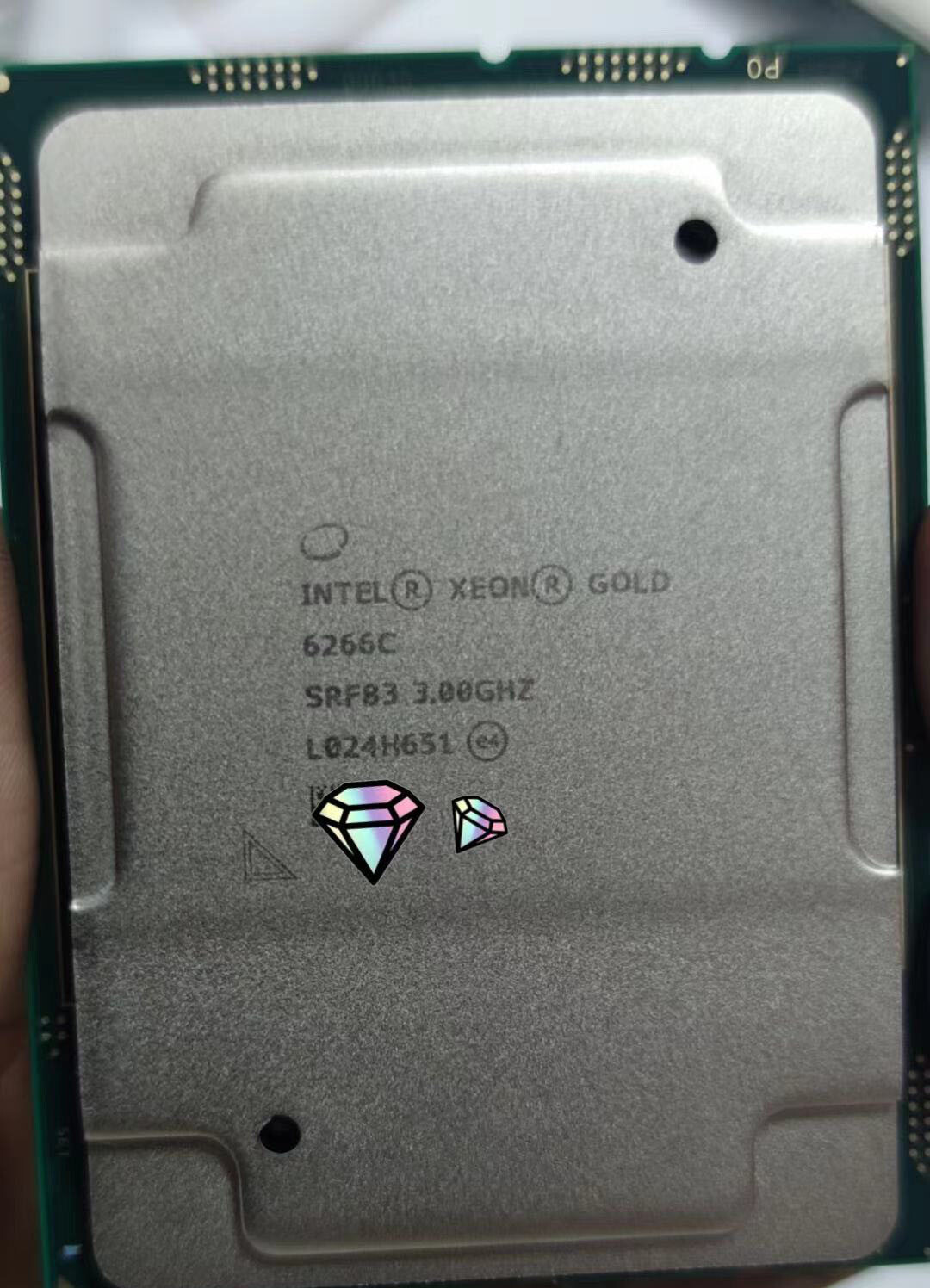 Intel Xeon Gold 6266c CPU processor 3.0ghz 22-core 30.25mb 205w lga-3647 server