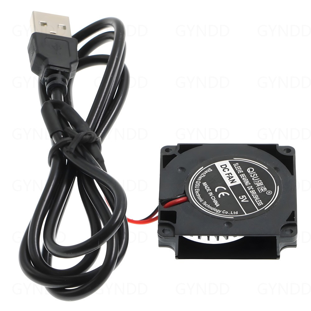 Silent 4010 Radial Blower Cooling Fan DC Brushless 5V USB Plug For 3D Printer