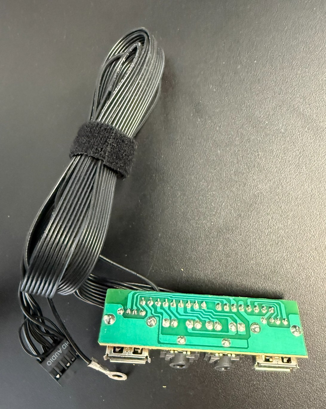 Front input board for generic PC cases-HD Audio (Mic and speaker) and 2 USB 2.0
