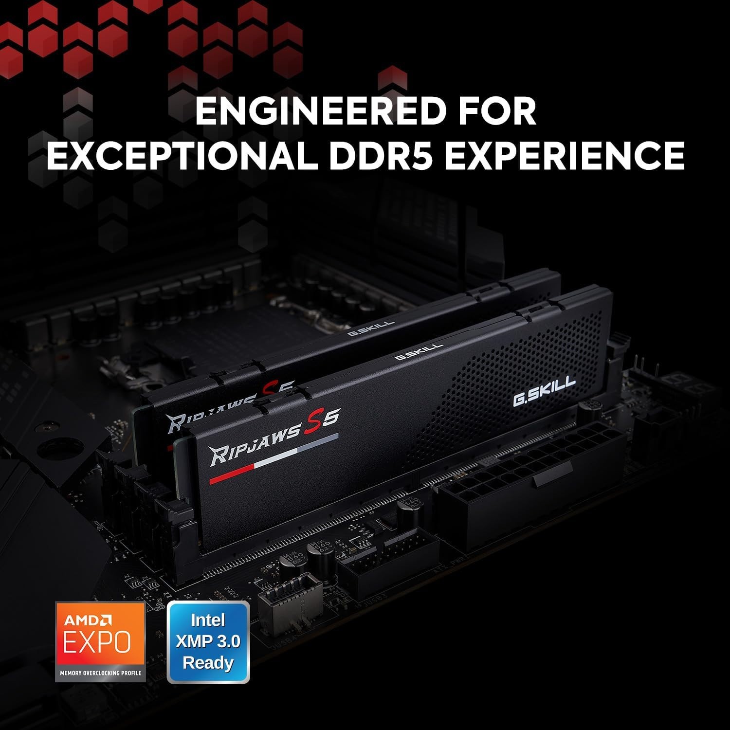 G.SKILL Ripjaws S5 64GB (2 x 32GB) RAM DDR5 6000 (PC5 48000) CL36 AMD INTEL