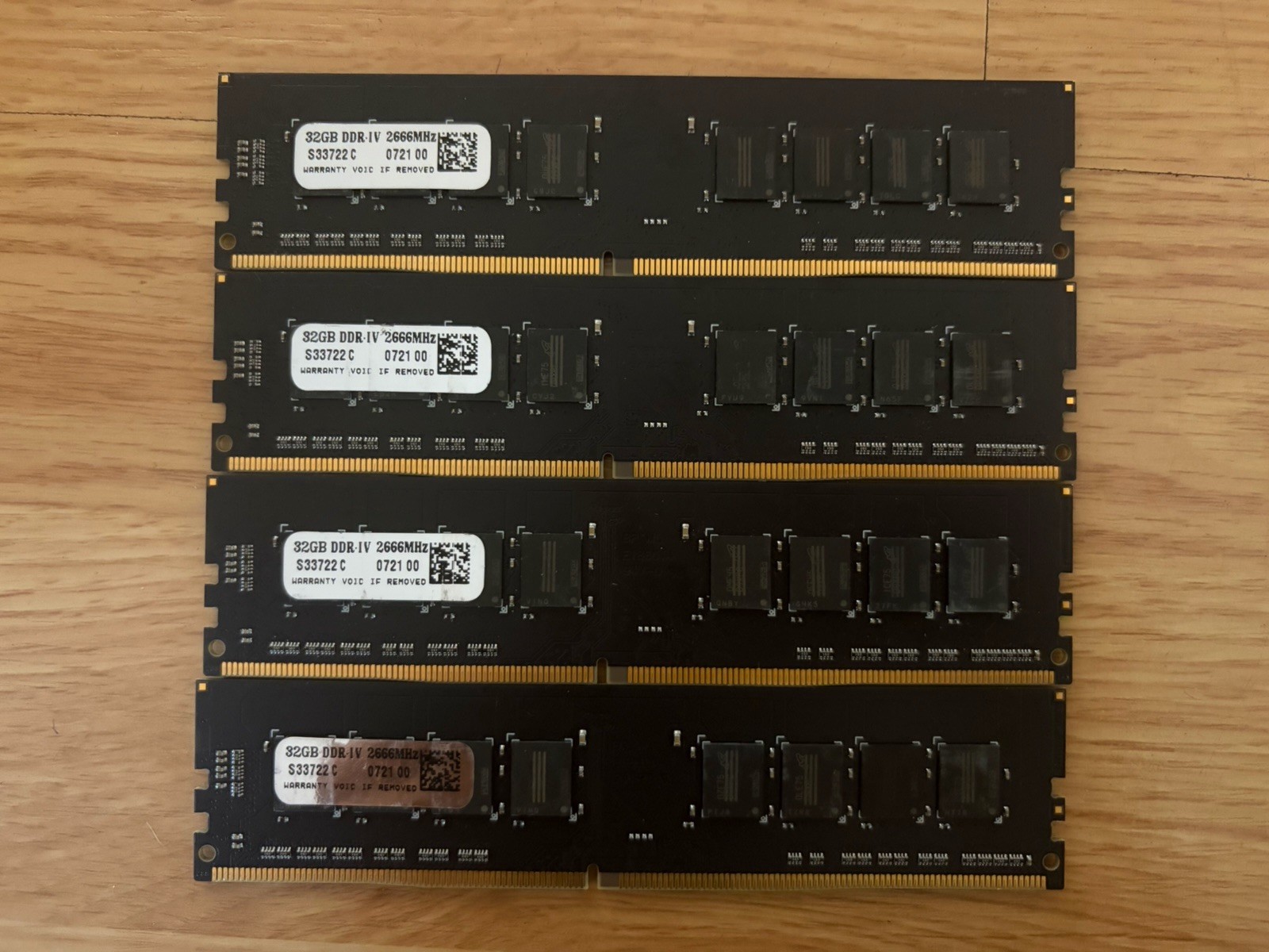 OEM Gaming 128GB (4x32GB) DDR4-2666 PC4-21300 Desktop Memory Kit