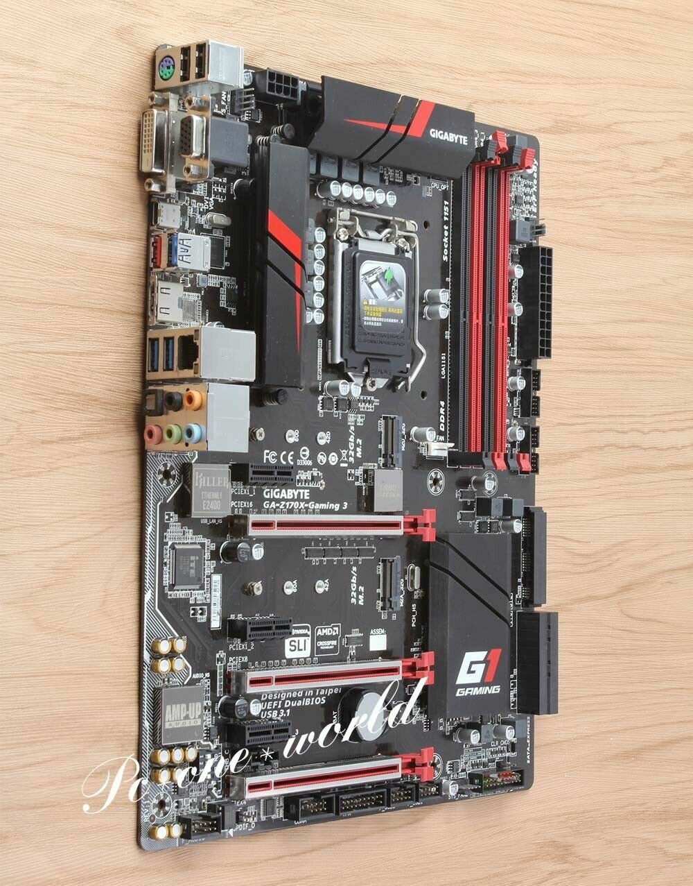 GIGABYTE GA-Z170X-GAMING 3 Motherboard LGA 1151 DDR4 Intel Z170 SATA DVI ATX