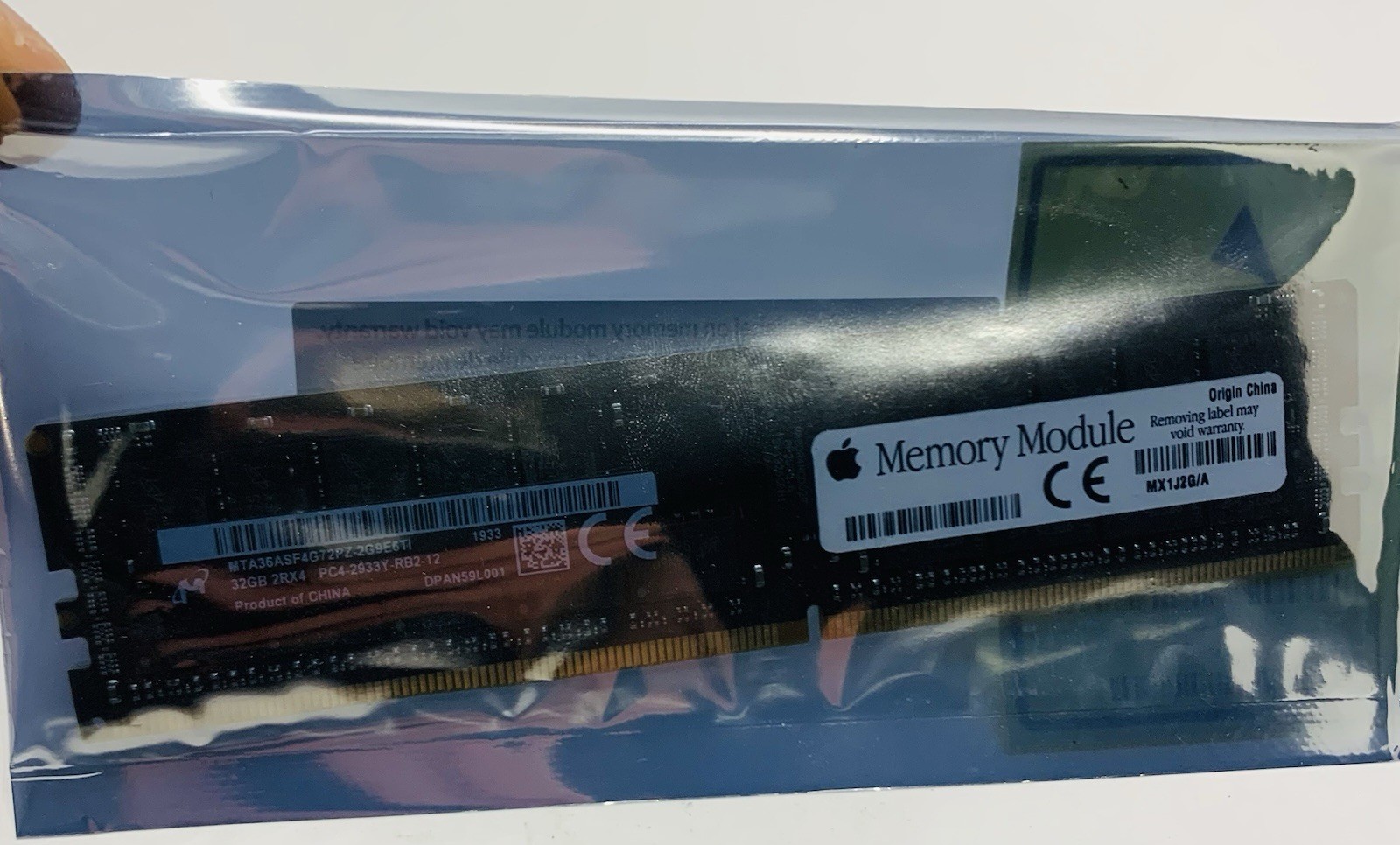 MX1J2G/A-MB 64GB 2x32GB DDR4 Ecc Dim Kit Ram Memory for Apple Mac Pro 2019