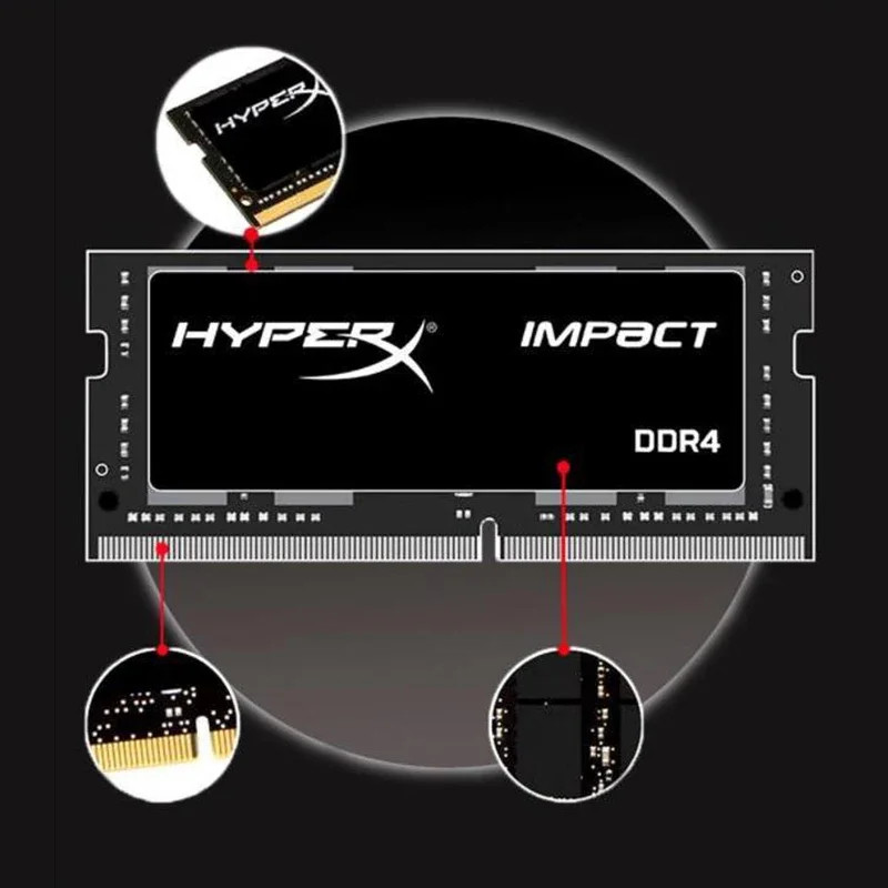 Hyperx Impact DDR4 16GB 32GB 64GB 2400/2666/3200MHz SODIMM Laptop Memory RAM KIT