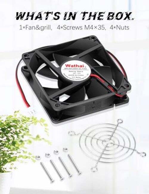 80mm x 20mm 8020 12V DC Cooling Fan 2Pin High Preformance 80x20mm 1PCS