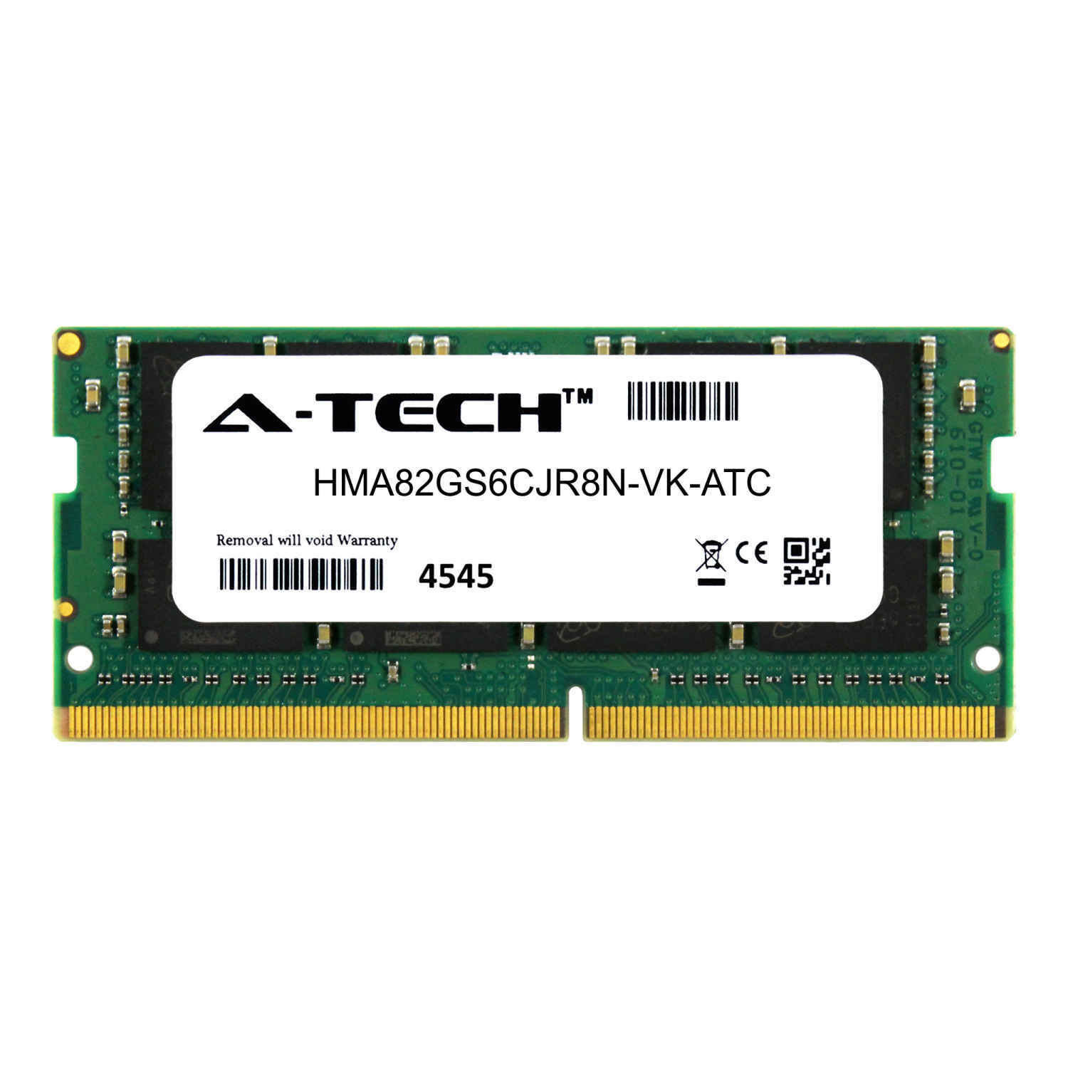 16GB DDR4 PC4-21300 SODIMM (Hynix HMA82GS6CJR8N-VK Equivalent) Memory RAM
