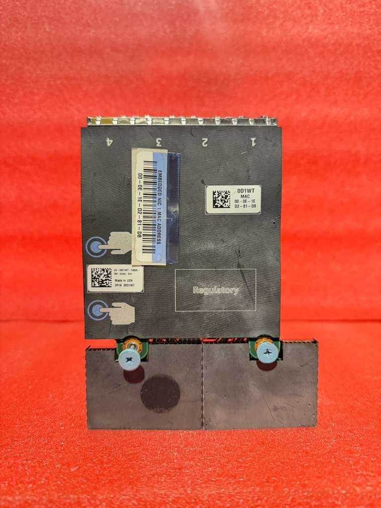 Dell 0D1WT Dual Port 10GBASE-T + Dual Port 1GBASE-T rNDC | QLogic QL41162HMRJ-DE
