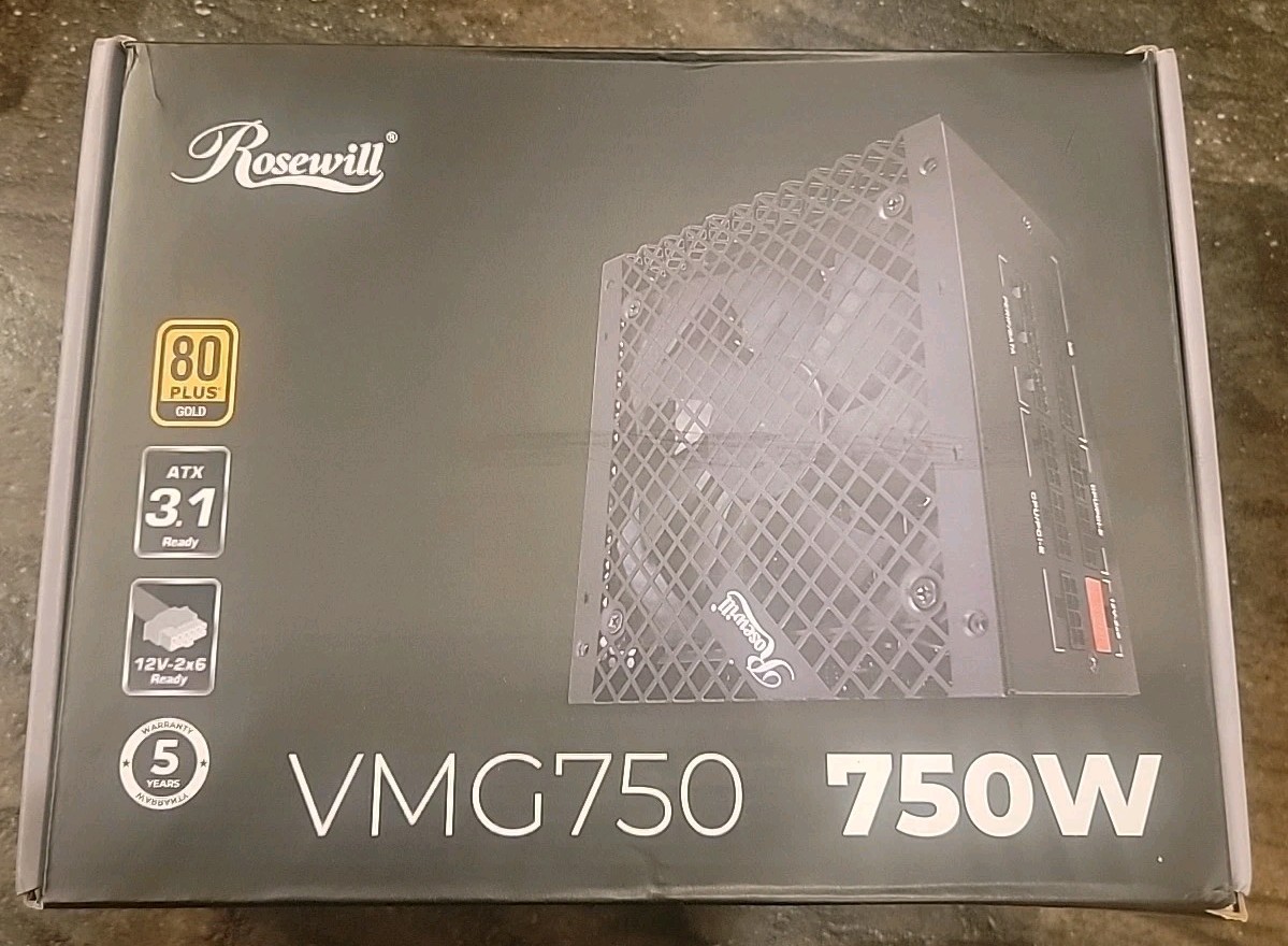 VMG 750W 80+ Gold, ATX 3.0 & 3.1 Compatible, Full Modular Low-Noise