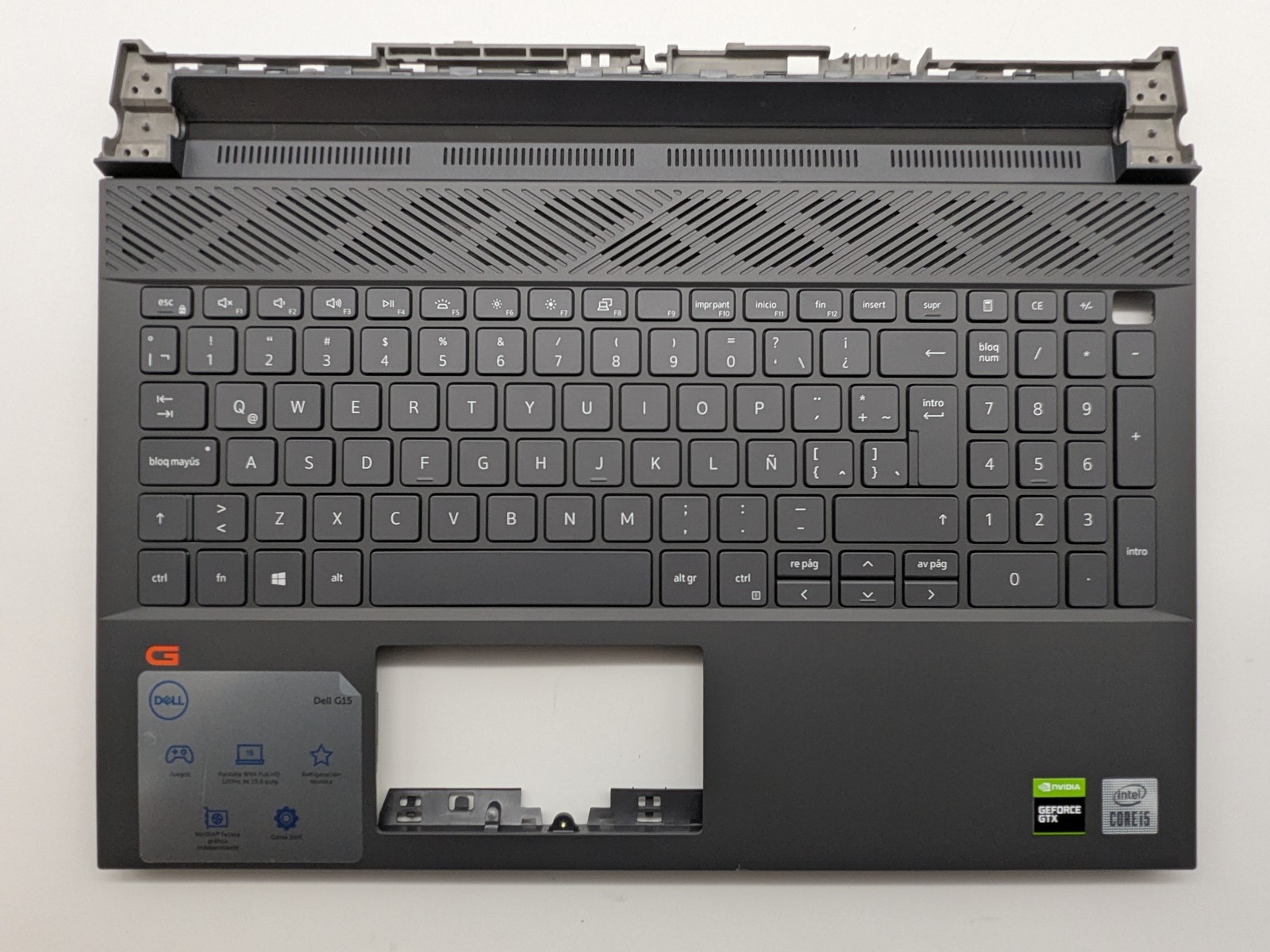 OEM GENUINE Dell G15 5510 5511 5515 Palmrest SPANISH Keyboard V256H 16