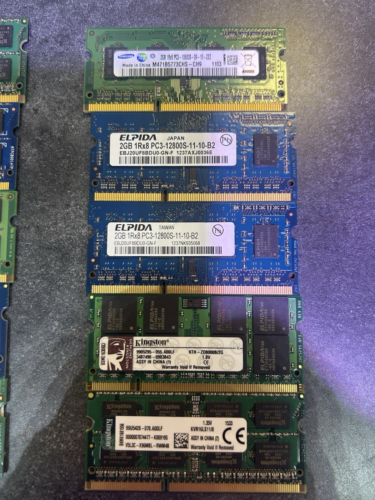 Lot Of Ram (20) Sticks Used Various Micron Samsung Kingston Hynix *deal*
