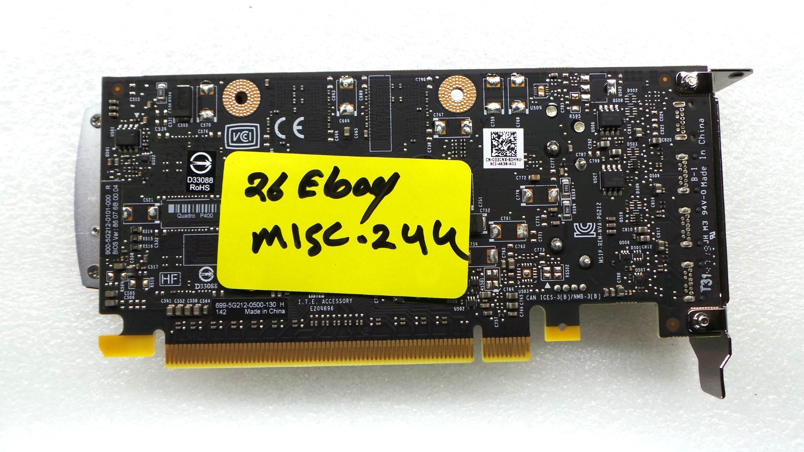 Nvidia Quadro P400 2GB GDDR5 PCIe Graphics Card – Used- Tested