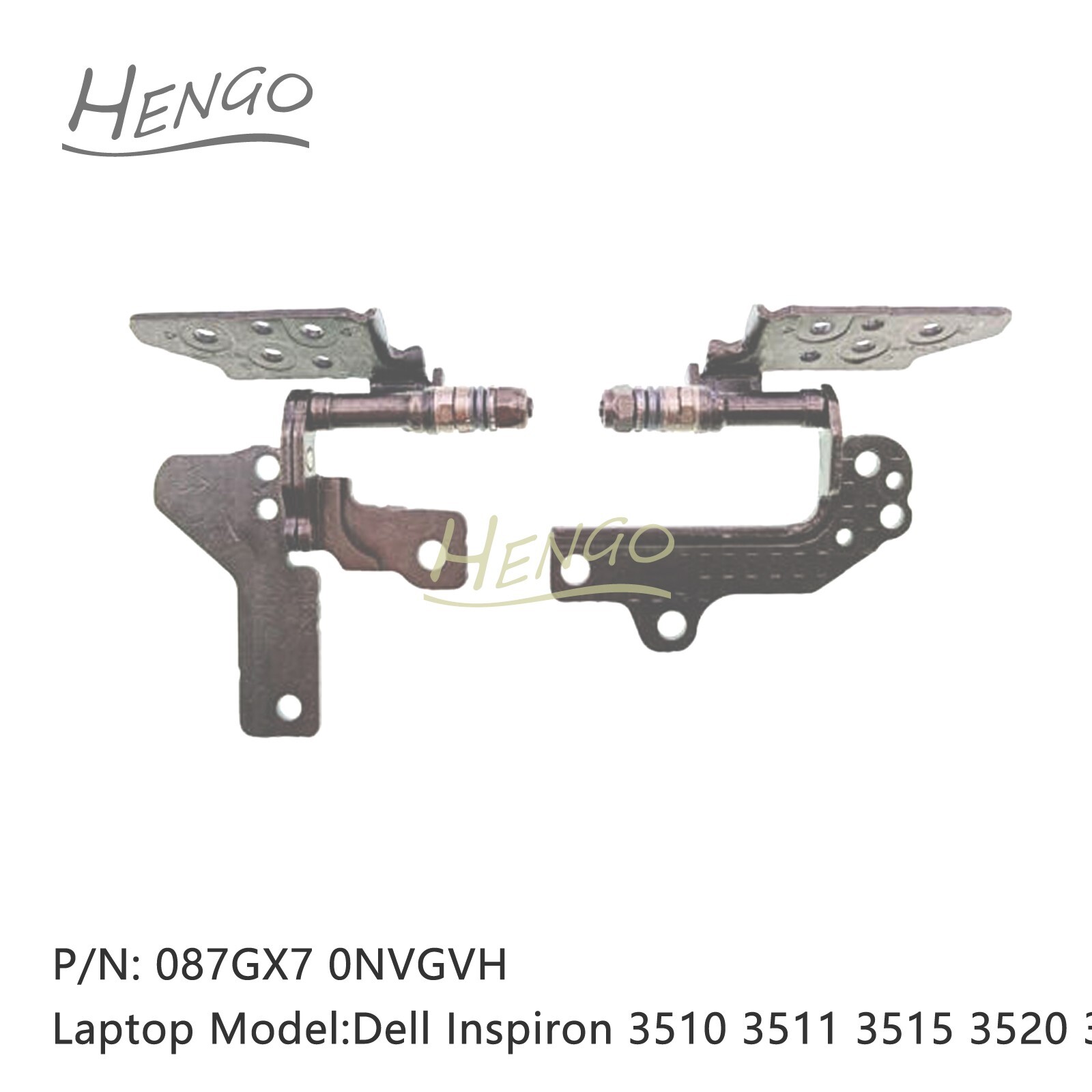 New For Dell Inspiron 15 3510 3511 3515 3520 3521 3525 Lcd Hinge Kit 87GX7 NVGVH