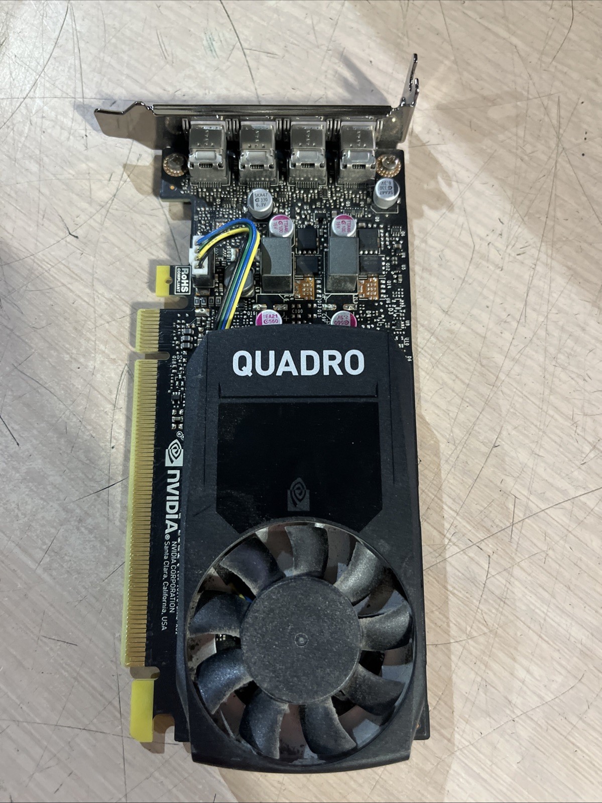 NVIDIA QUADRO P1000 4GB GDDR5 PCI EXPRESS LOW PROFILE GRAPHICS CARD