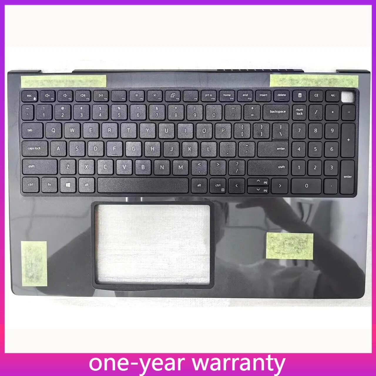 New For Dell Inspiron 3520 3521 3525 Palmrest with Keyboard 418CV 0418CV